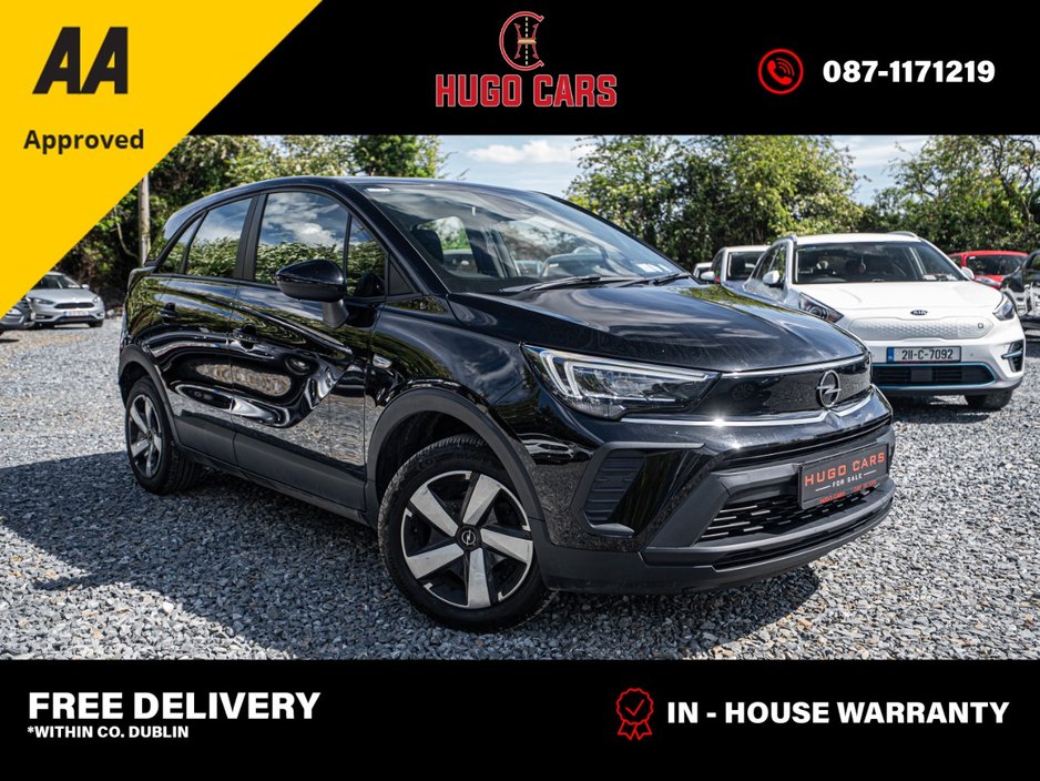 Opel Crossland 2023 1.2/Irish/Carplay/1yr Warranty